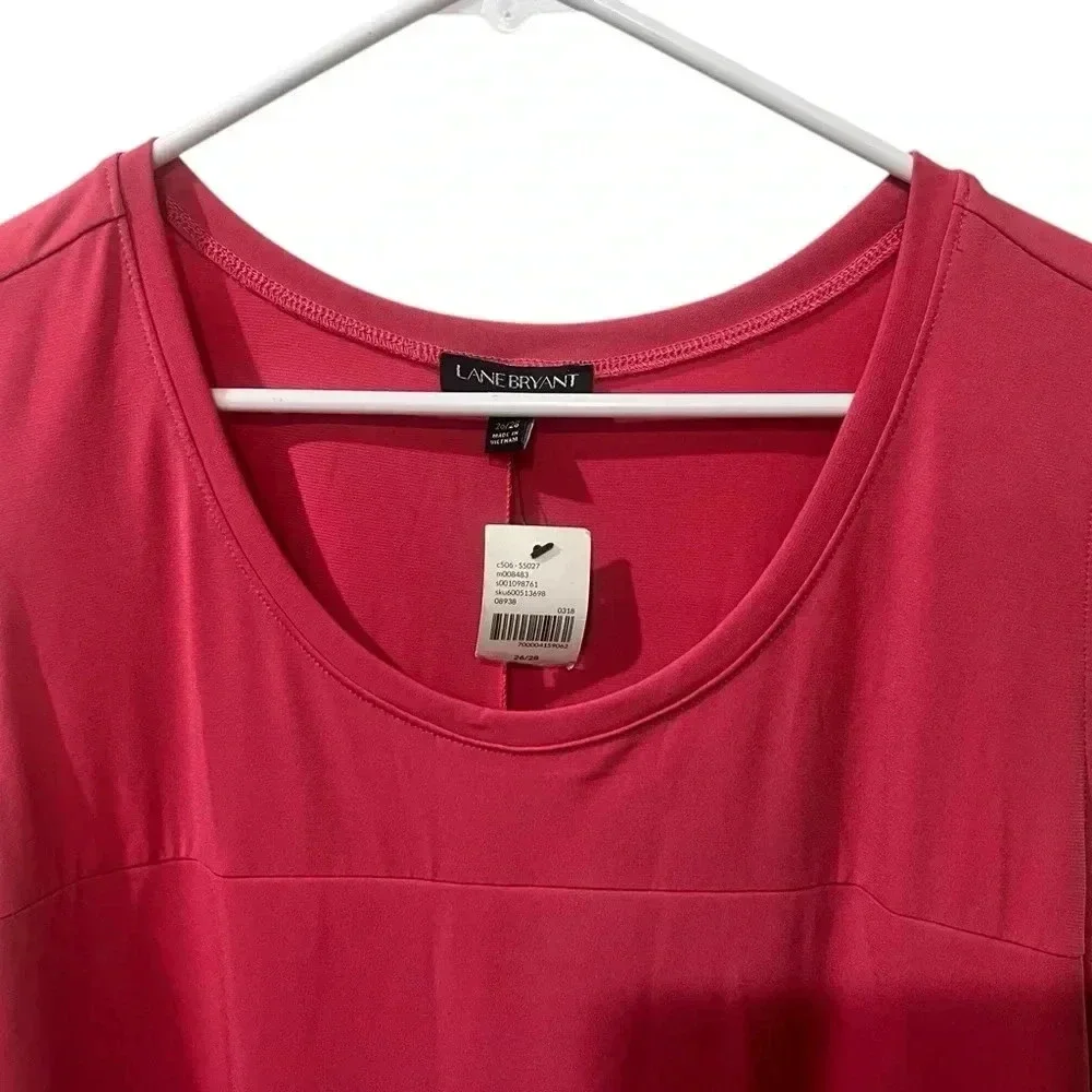 Lane Bryant tank pink size 26/28 NWT - Picture 2 of 5